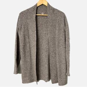 J. Jill Italian Yarn Cashmere And Wool Knit Gray Cardigan Sweater Woman’s XS